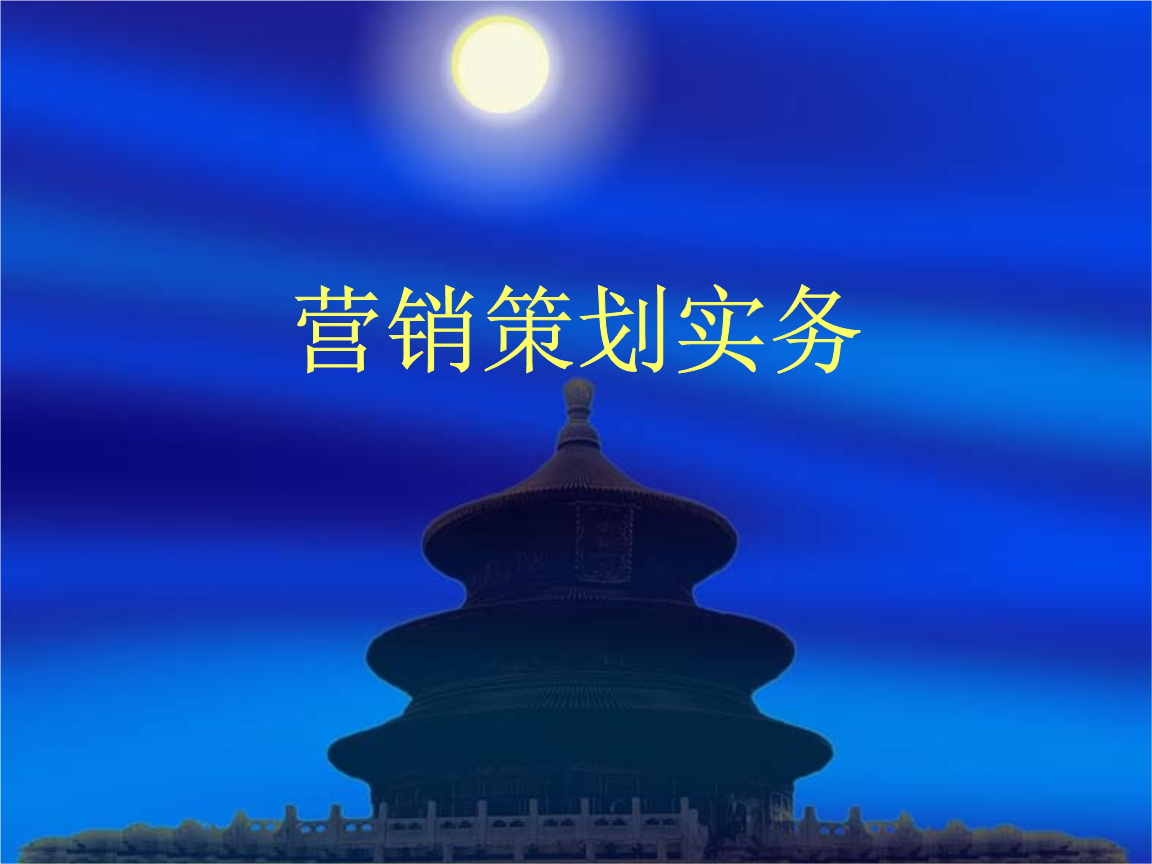 市場(chǎng)營(yíng)銷(xiāo)策劃分析與方案構(gòu)建