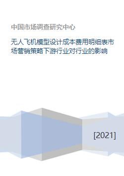 無(wú)人機(jī)模型設(shè)計(jì)成本費(fèi)用明細(xì)、市場(chǎng)營(yíng)銷(xiāo)策略及下游行業(yè)影響分析
